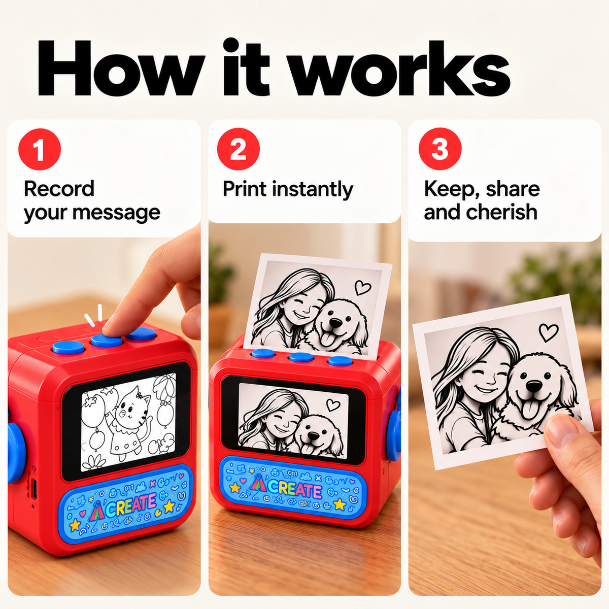 VoxiPrint – AI Voice Sticker Printer