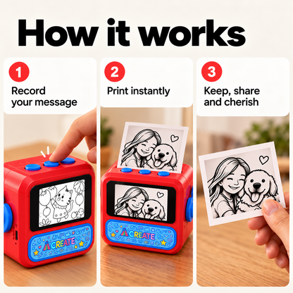 VoxiPrint – AI Voice Sticker Printer