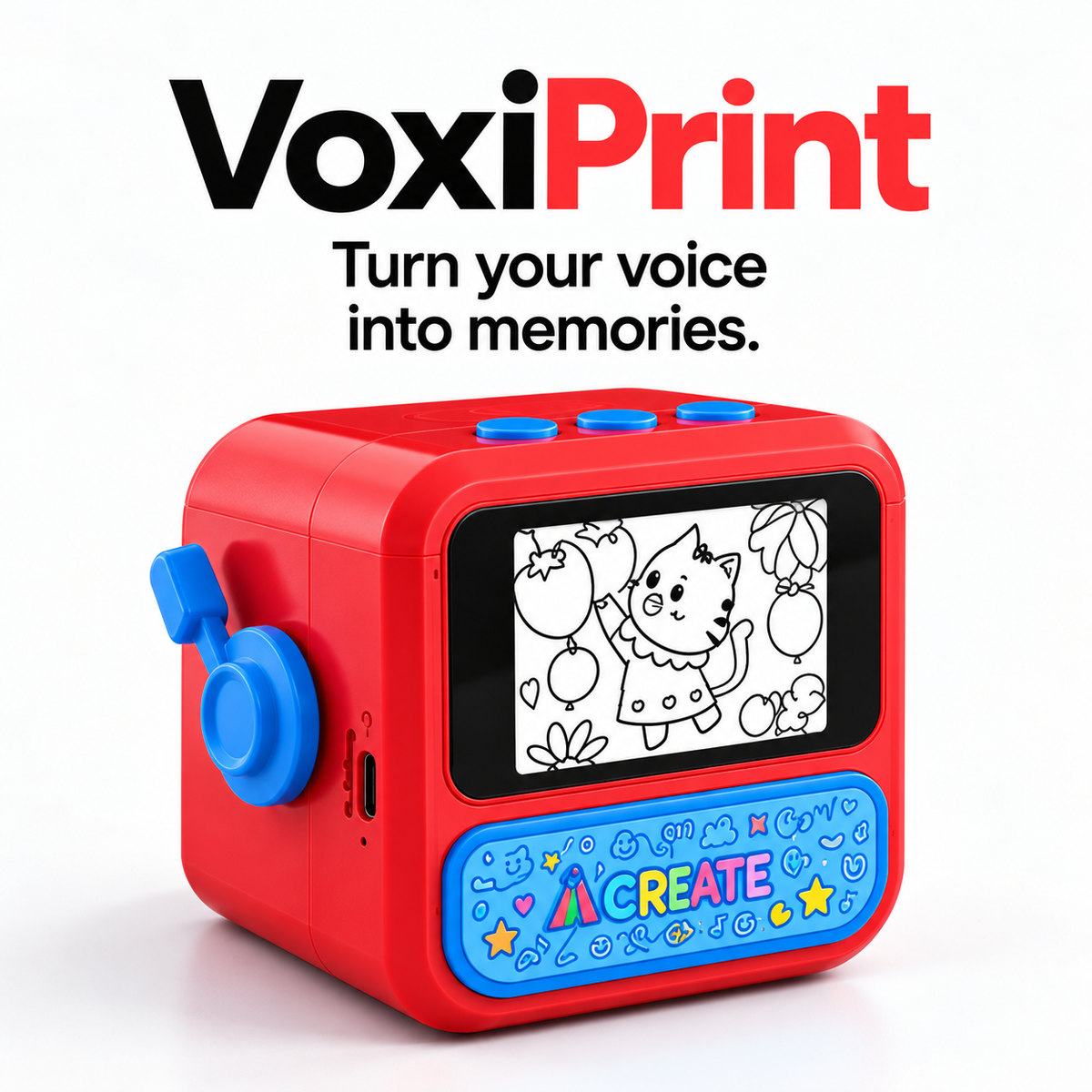 VoxiPrint – AI Voice Sticker Printer